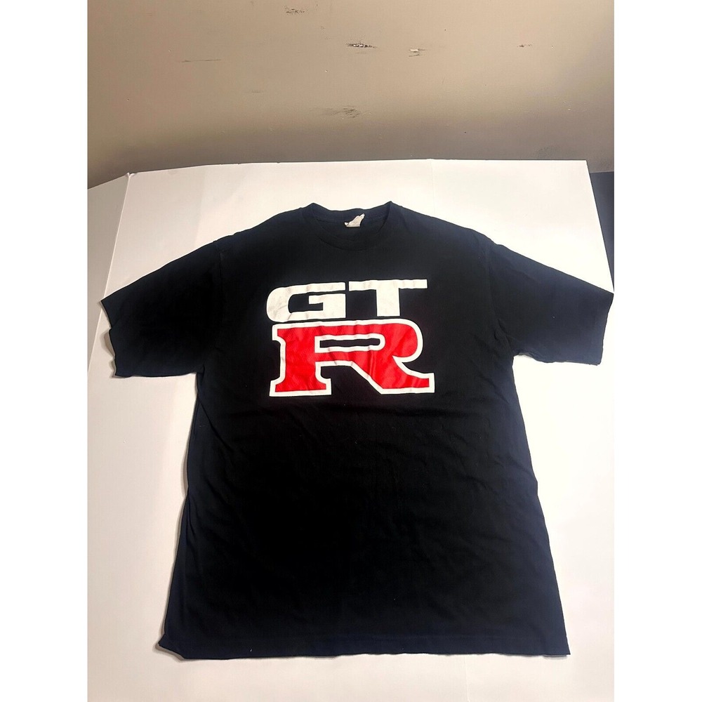Lane Seven T-Shirt Mens Black Graphic GTR Cotton Short Sleeve Crew Neck Pullover